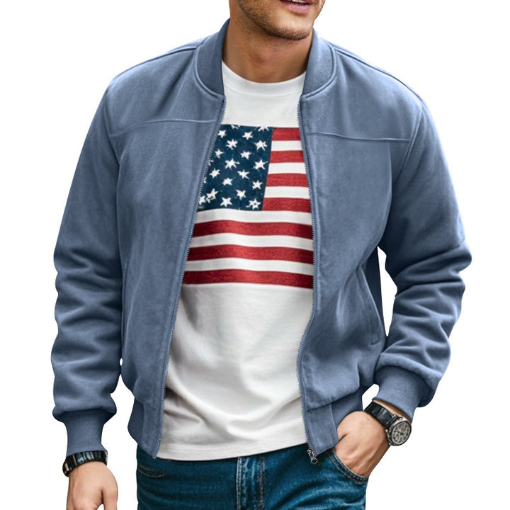 Herren stylische Bomberjacke mit praktischen Taschen und weichem Innenfutter Echoarchiv