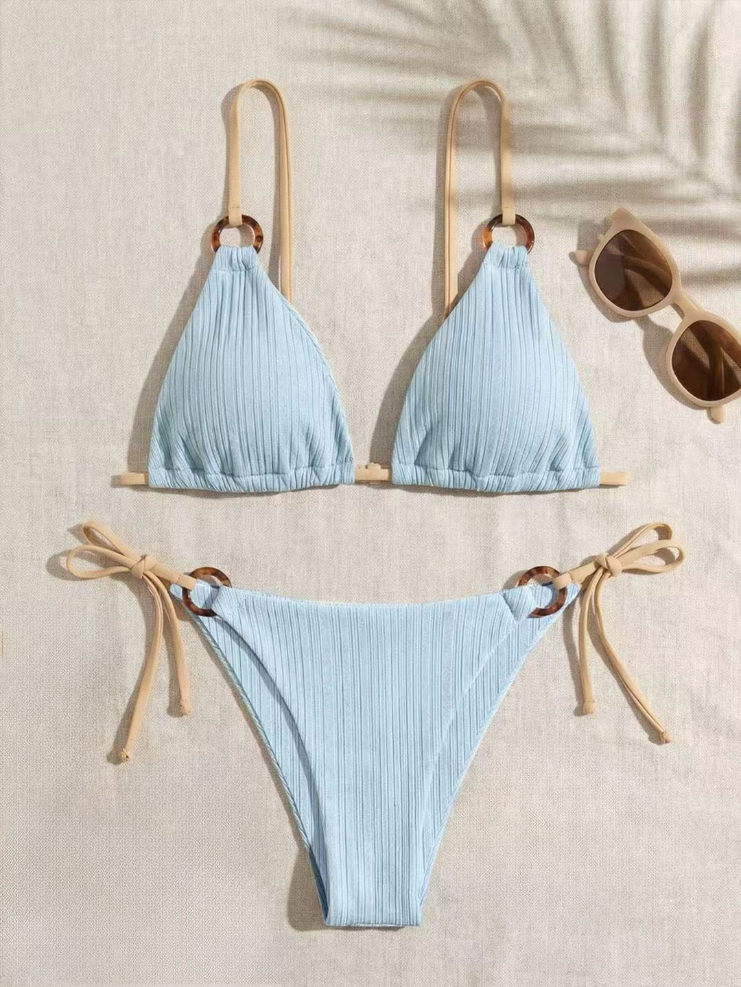 Damen Dreiecksbikini mit verstellbarem Träger Echo Archiv