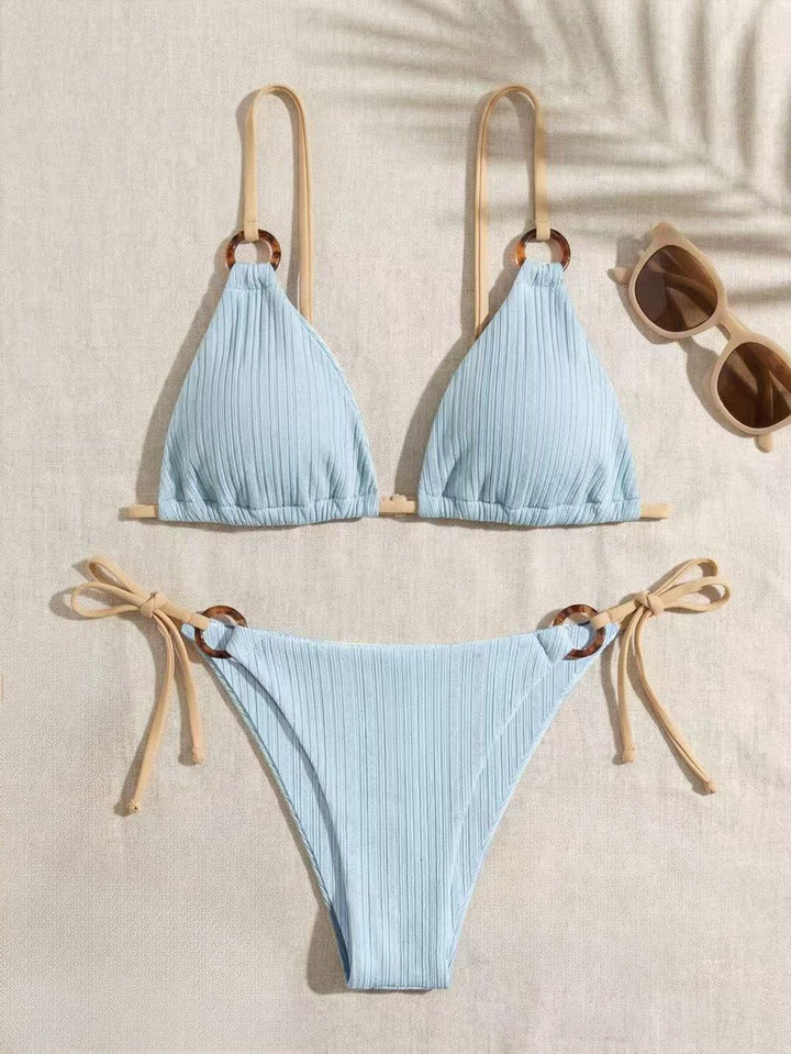 Damen Dreiecksbikini mit verstellbarem Träger Echo Archiv