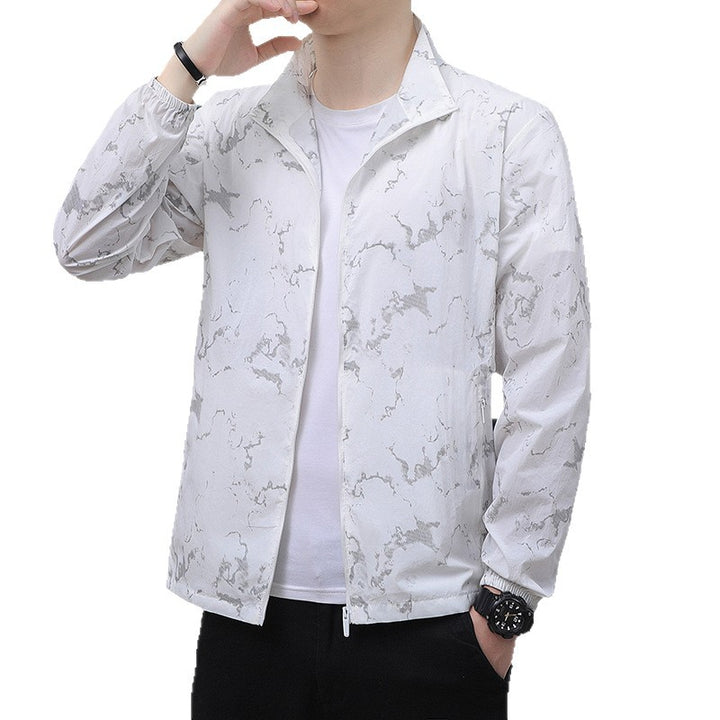 Herren Moderne Sportjacke Echo Archiv