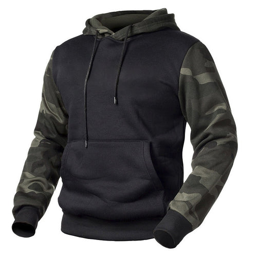 Herren Kapuzenpullover mit modernem Camouflage-Design Echoarchiv