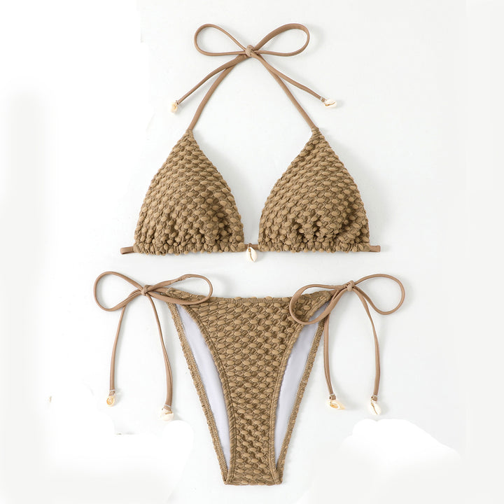 Damen Triangel-Bikini in strukturierter Häkeloptik Echo Archiv