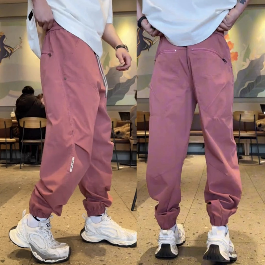 Herren Bequeme Cargo-Hose mit elastischem Bund Echoarchiv
