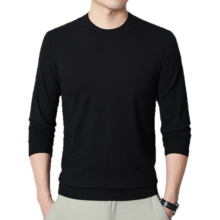 Herren Feiner Rundhalspullover aus Feinstrick mit schmaler Silhouette Echo Archiv