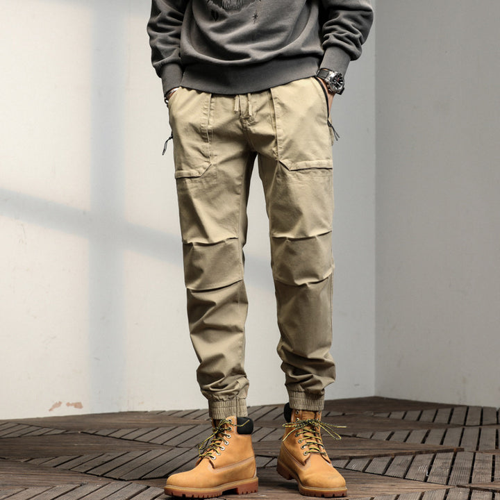 Herren Multifunktionale Cargo-Hose mit verstellbarem Bund Echoarchiv