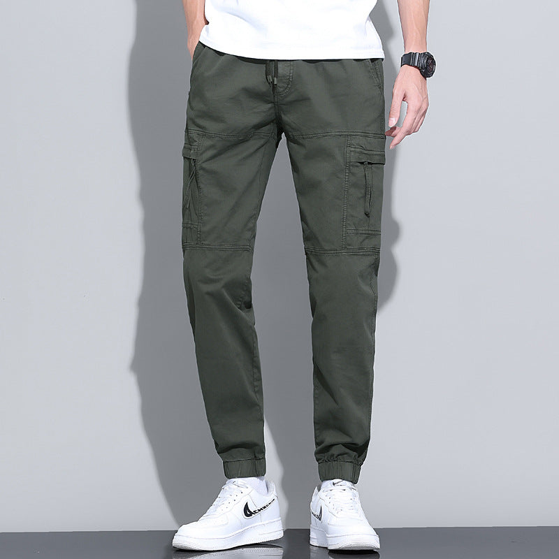 Herren Urbaner Tactical-Cargo-Jogger mit ergonomischen Kniefalten, integrierter Schlüsselöse und elastischem Knöchelabschluss Echo Archiv