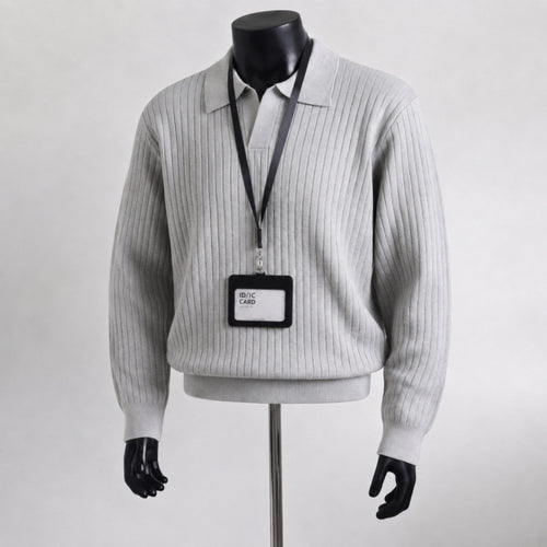 Herren Struktur Pullover Echo Archiv