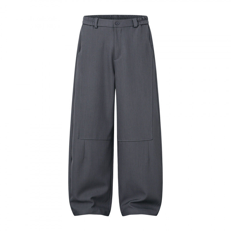 Damen Weite Culotte-Hose mit Kniepatches, elastischem Rückbund und aufgesetzten Taschen Echo Archiv