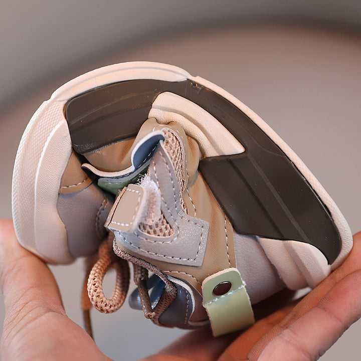 Damen Gepolsterte Freizeit‑Sneaker mit Mesh‑Einsätzen und dämpfender Plateausohle Echoarchiv