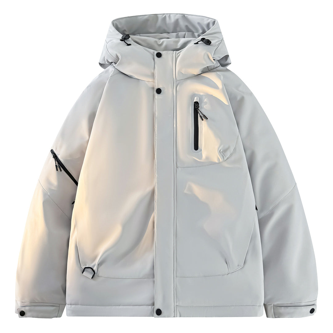 Herren Fleecegefütterte Outdoorjacke Echoarchiv