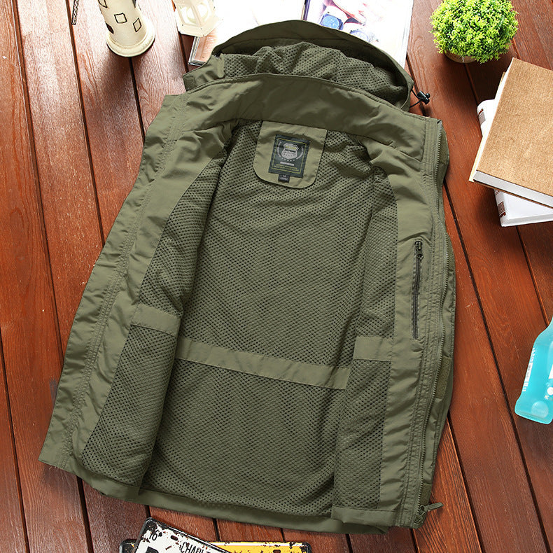 Herren Funktionale Outdoorkombination Jacke Echo Archiv