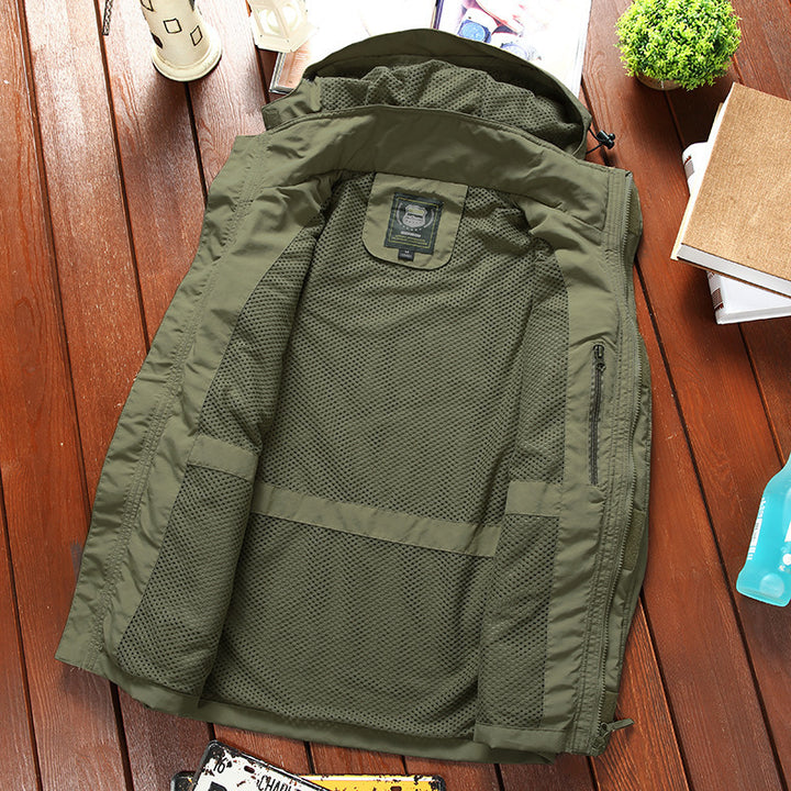 Herren Funktionale Outdoorkombination Jacke Echo Archiv