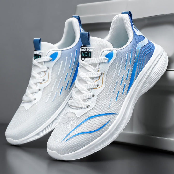 Damen Sportliche Sneakers mit atmungsaktiver Mesh-Oberfläche und dynamischem Dämpfungssystem Echo Archiv