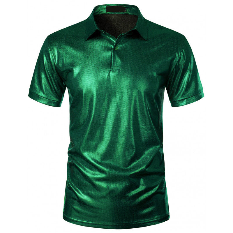 Herren Sport Polo-Shirt mit glänzender Oberfläche und atmungsaktiver Funktionalität Echoarchiv