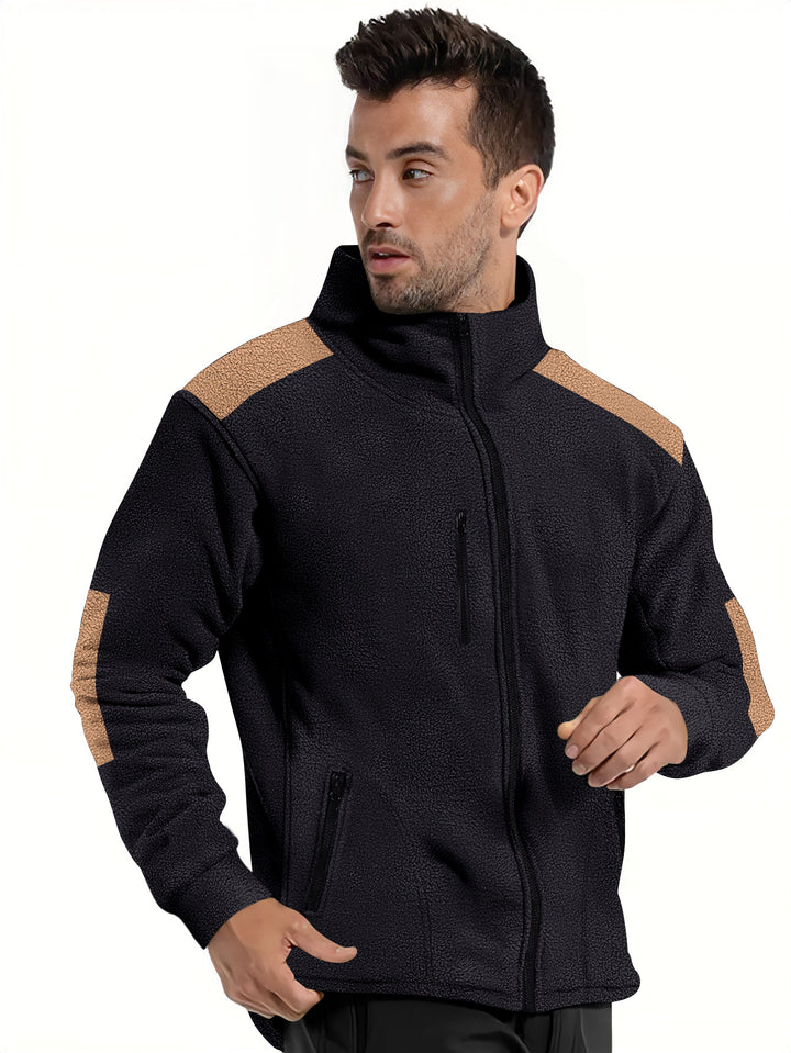 Herren Fleecejacke mit praktischen Reißverschlusstaschen Echoarchiv