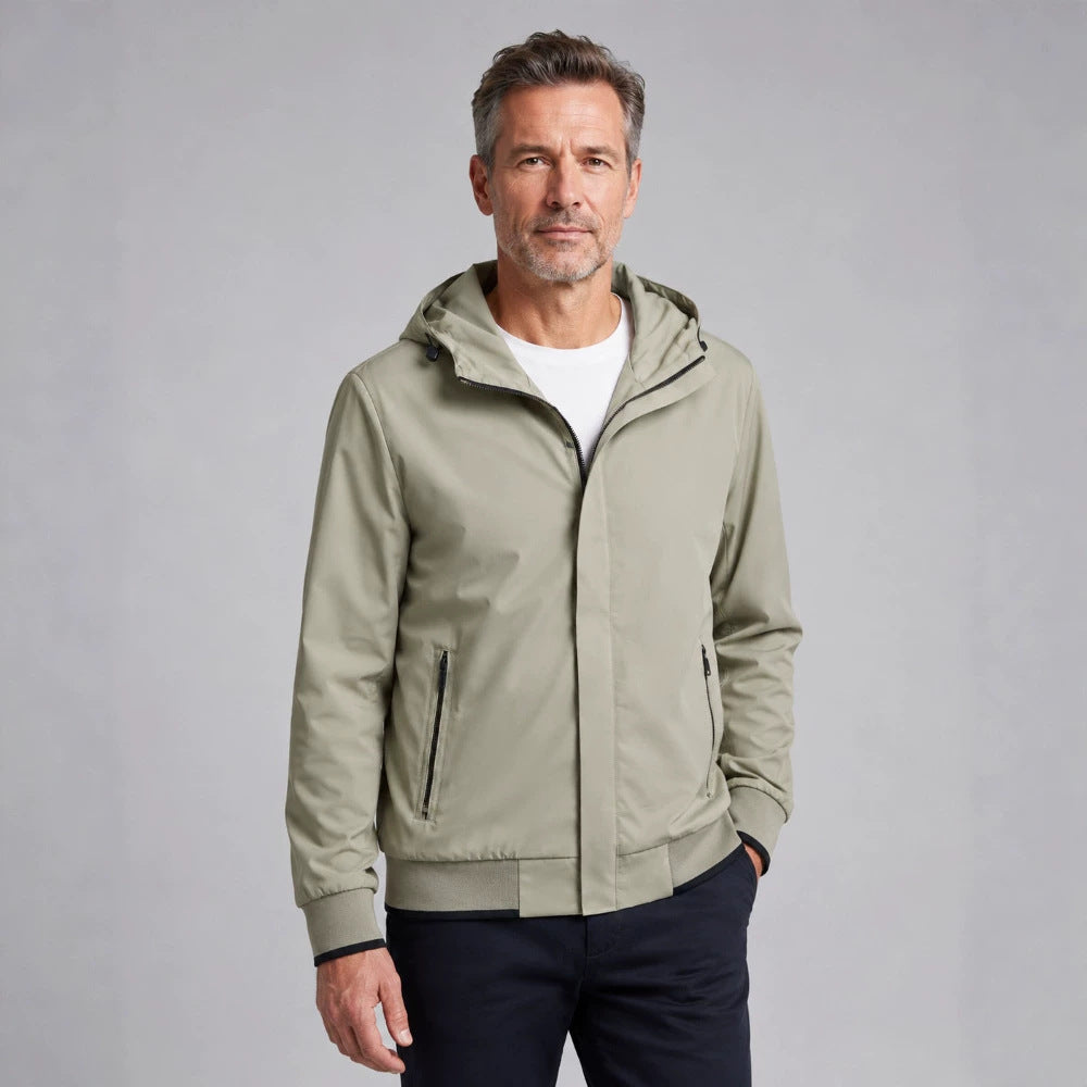 Herren Leichte Übergangsjacke mit Kapuze Echo Archiv
