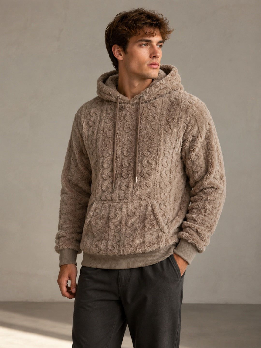 Herren Gemütlicher Kapuzenpullover Echo Archiv