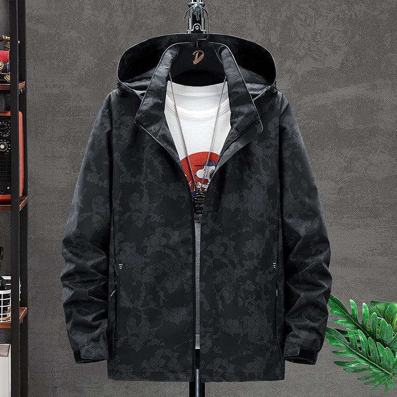 Herren Technische Windjacke Echo Archiv