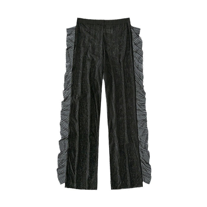 Damen transparente Strandhose mit raffinierter Rüschendetail Echo Archiv