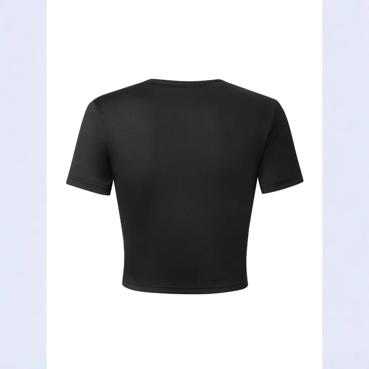 Damen T-Shirt mit stylischem Sternmotiv und Leo-Print Echo Archiv