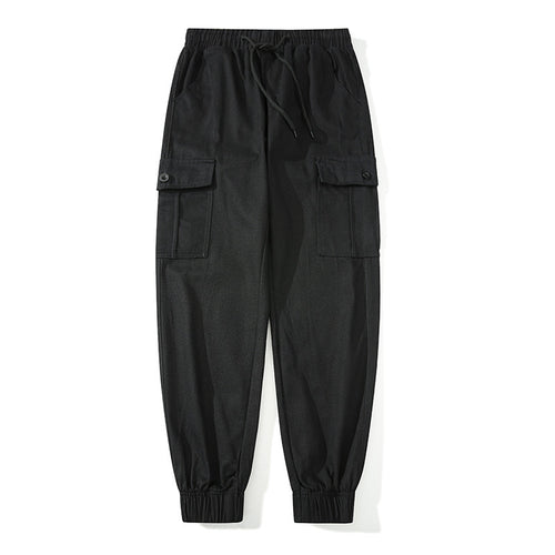Herren Cargo-Joggerhose mit elastischem Bund, Klappentaschen und gerippten Knöcheln Echo Archiv