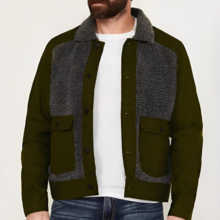 Herren Übergangsjacke mit weich gefütterter Innenseite und praktischen Taschen Echoarchiv