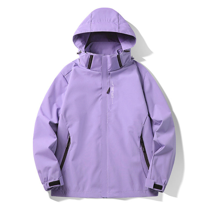 Herren Wasser- und winddichte technische Kapuzen-Outdoorjacke mit verschweißten Nähten und atmungsaktivem Futter Echo Archiv