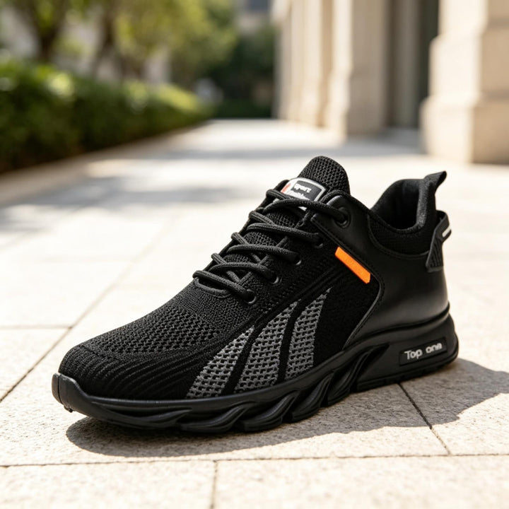 Herren Schnür-Sneaker mit atmungsaktivem Obermaterial Echoarchiv