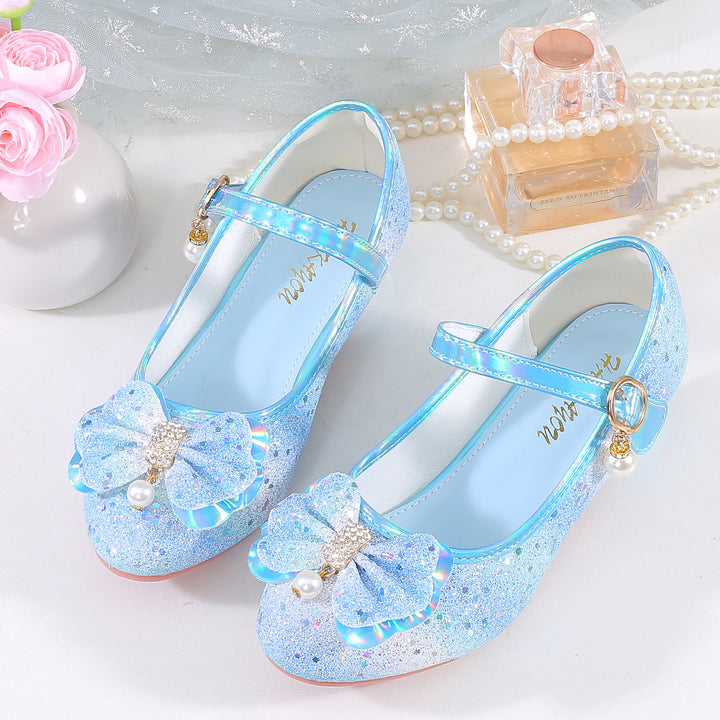 Mädchen Elegante Ballerina-Schuhe mit funkelnden Schleifen und Strass Echo Archiv