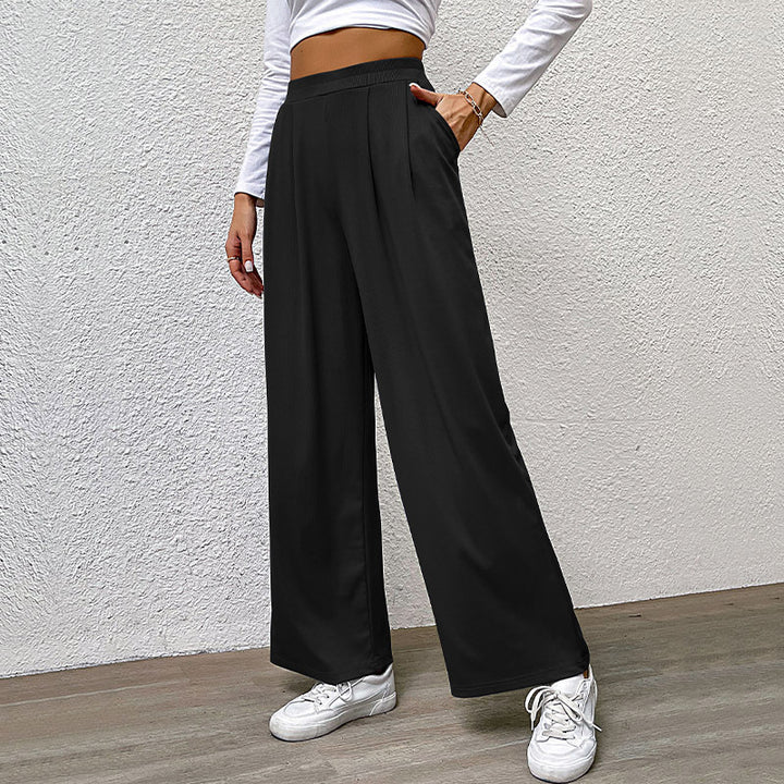Damen Hochtaillierte weite Hose Echo Archiv
