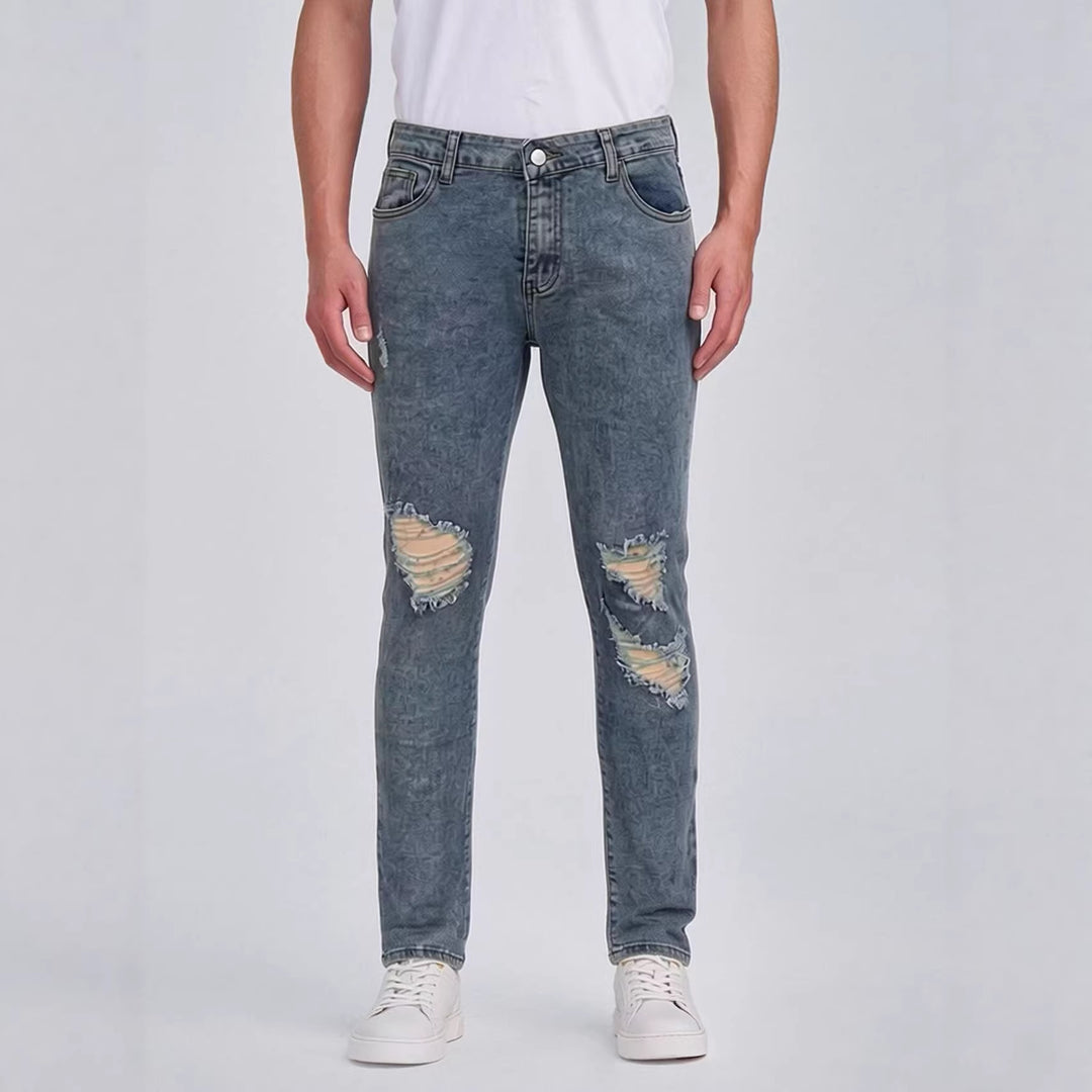 Herren Destroyed Jeans mit modischem Used-Look Echo Archiv