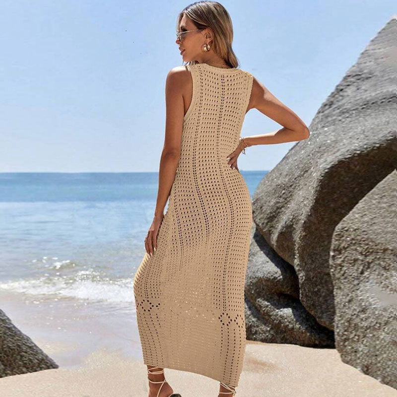 Damen gehäkeltes Sommer-Maxikleid Echo Archiv