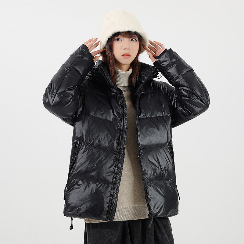 Unisex Wattierte Kapuzenjacke mit Thermo-Isolierung und verstellbarem Saum Echoarchiv