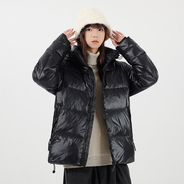 Unisex Wattierte Kapuzenjacke mit Thermo-Isolierung und verstellbarem Saum Echoarchiv
