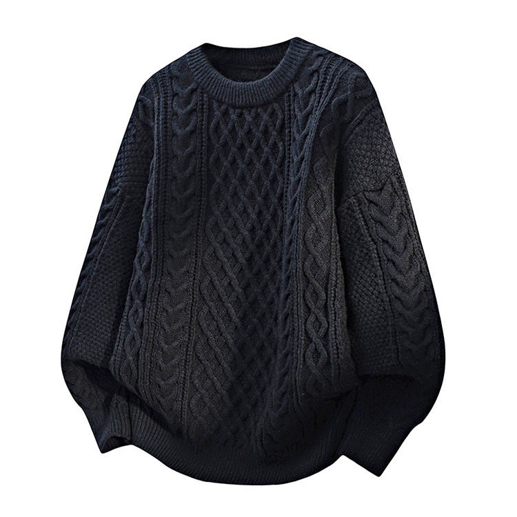 Damen Grobstrickpullover mit Zopfmuster Echoarchiv