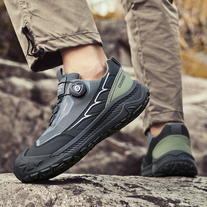 Herren robuste Outdoor‑Trekkingsneaker mit BOA‑Verschluss, verstärkter Zehenkappe und griffiger Trailsohle – Tavélo