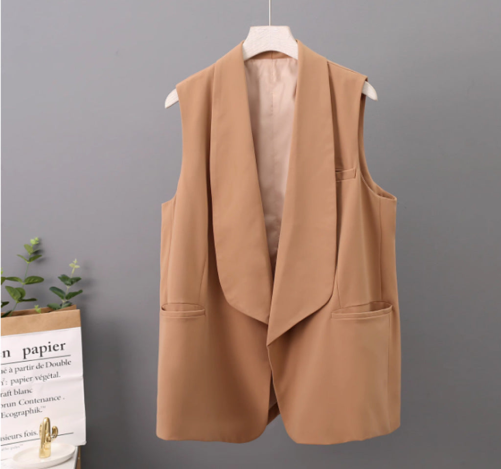 Damen Modische Weste und Shorts Set Echoarchiv