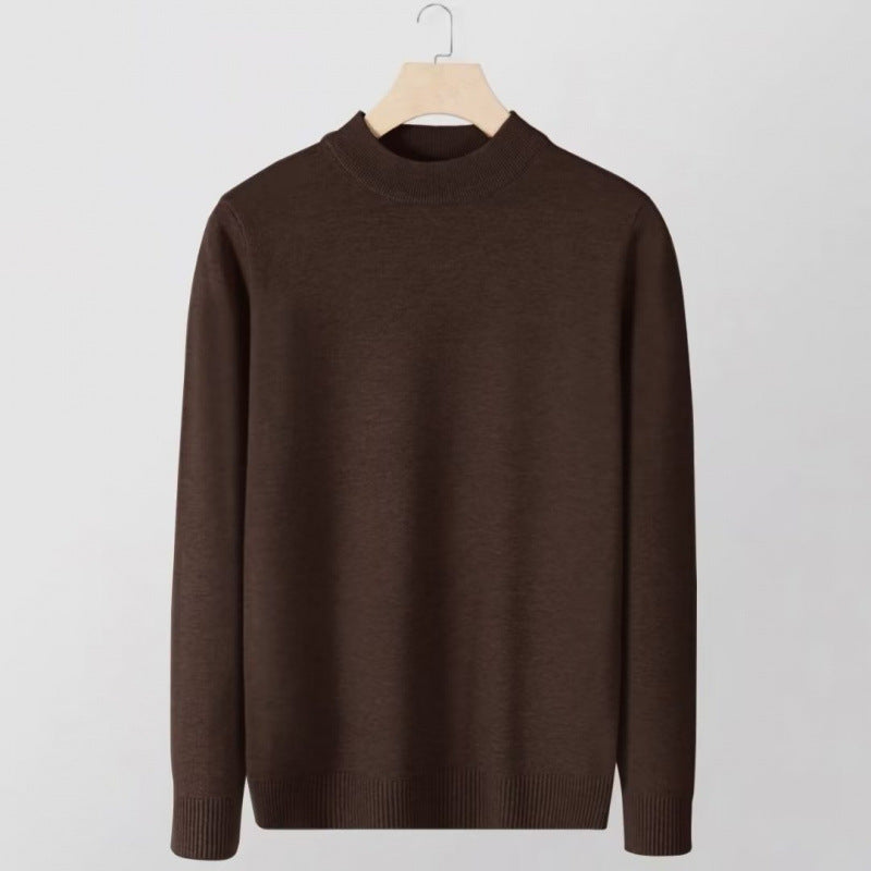 Damen Feinstrick-Stehkragenpullover aus Baumwollmix mit gerippten Bündchen Echoarchiv