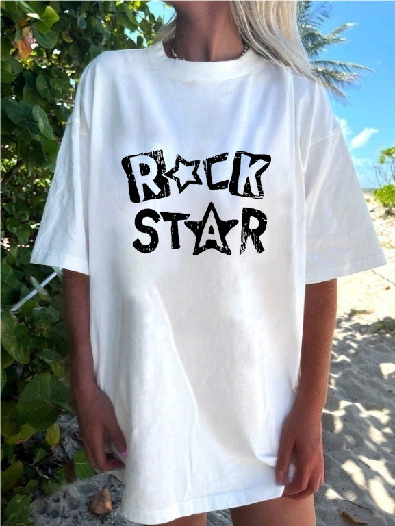 Damen T-Shirt mit kreativem Katzenmotiv und verspielter Schleife Echo Archiv