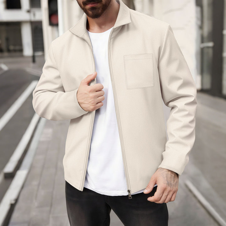 Herren elegante Jacke mit strukturiertem Design Echoarchiv