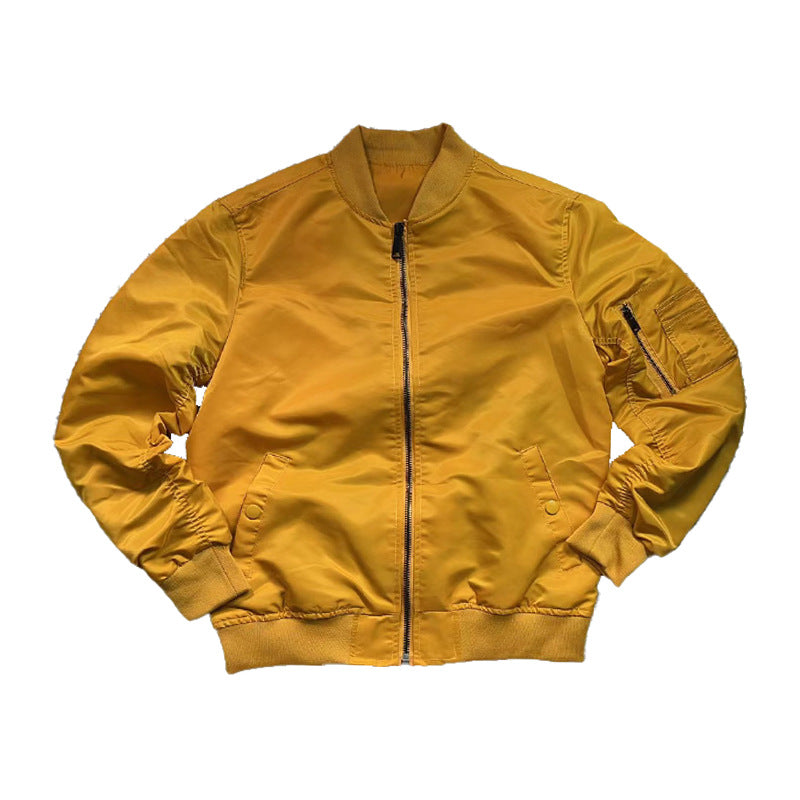 Herren nan leichte Nylon-Bomberjacke mit Ärmel-Reißverschlusstasche und elastischen Bündchen Echo Archiv