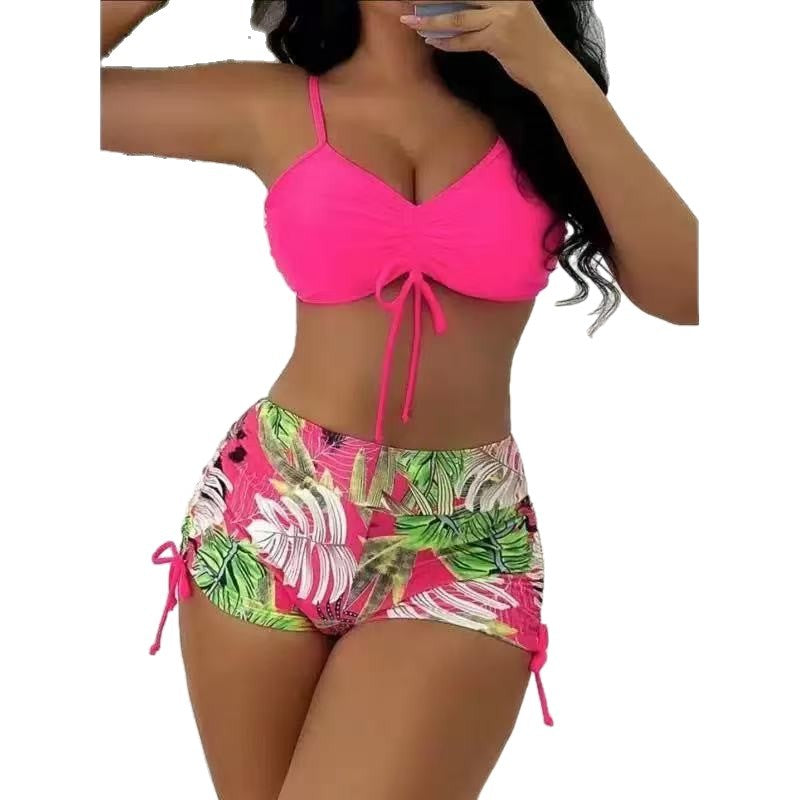 Damen Bikini-Set mit verstellbarem Oberteil und hohem Bund Echo Archiv