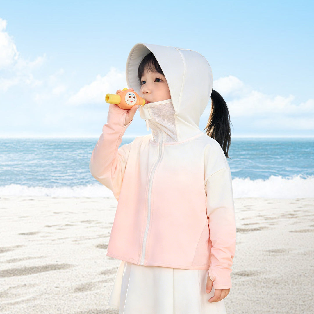 Damen UV-Schutzjacke mit Kapuze und leichtem Baumwollmaterial Echo Archiv