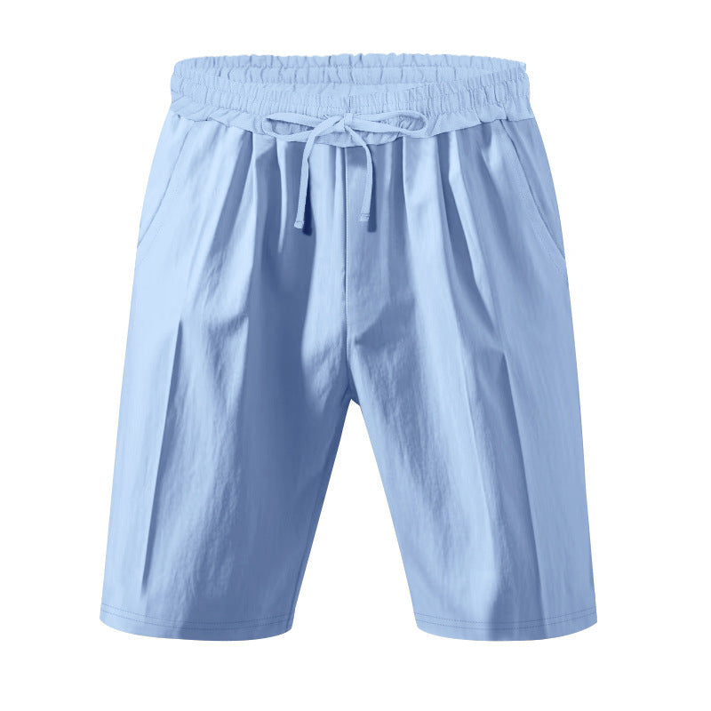 Herren sportliche Funktionsshorts mit verstellbarem Bund und atmungsaktivem Material Echoarchiv