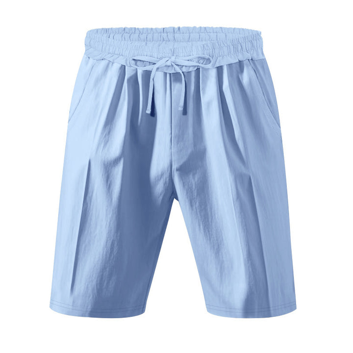 Herren sportliche Funktionsshorts mit verstellbarem Bund und atmungsaktivem Material Echoarchiv