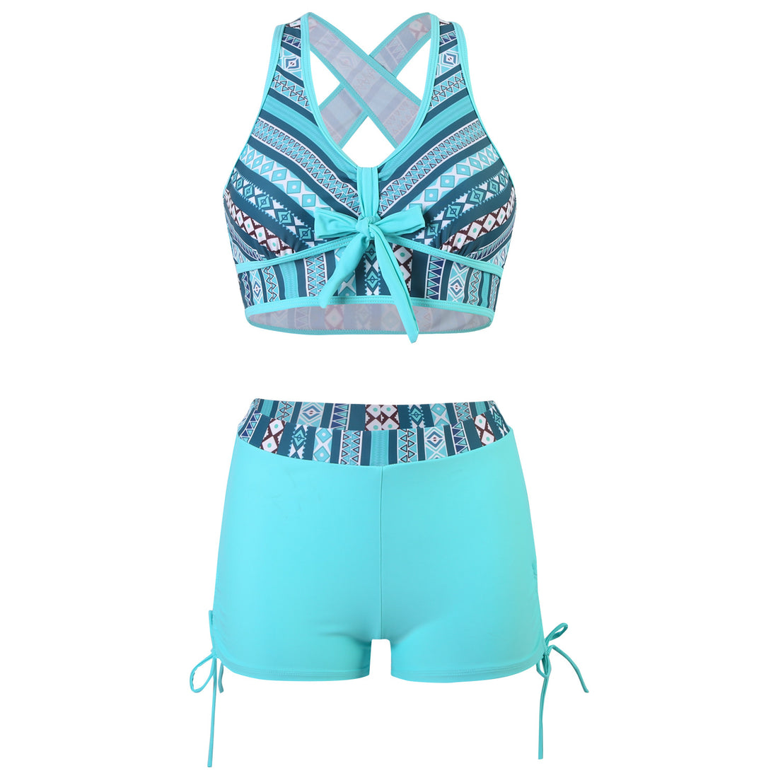 Damen Sportlicher Badeanzug mit innovativem Kreuzträgerdesign – Maréssa