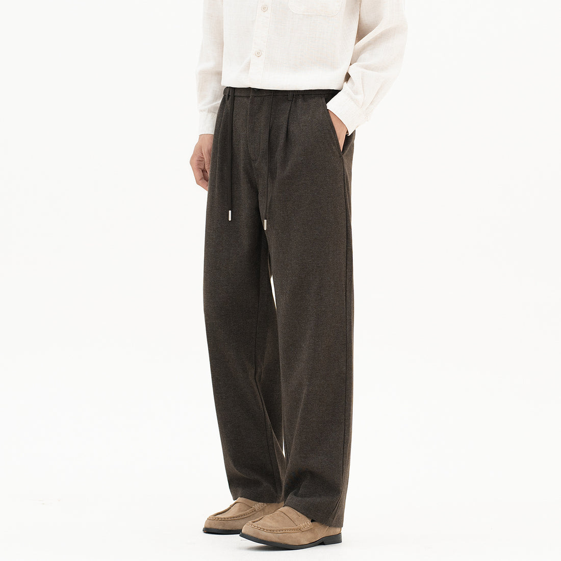 Damen weite Jersey-Loungehose mit elastischem Komfortbund und Tunnelzug Echo Archiv