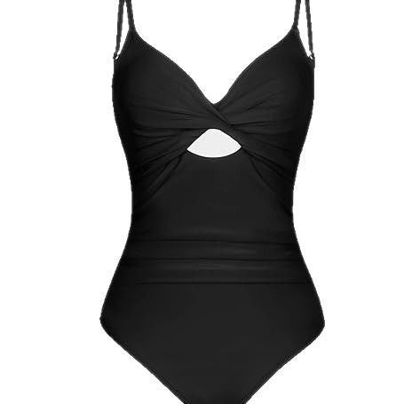 Damen Eleganter Einteiler-Badeanzug mit modischem Cut-Out Echo Archiv