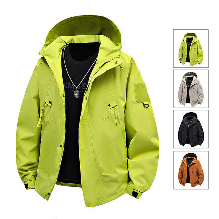 Herren Moderne wasserfeste Outdoorjacke Echoarchiv