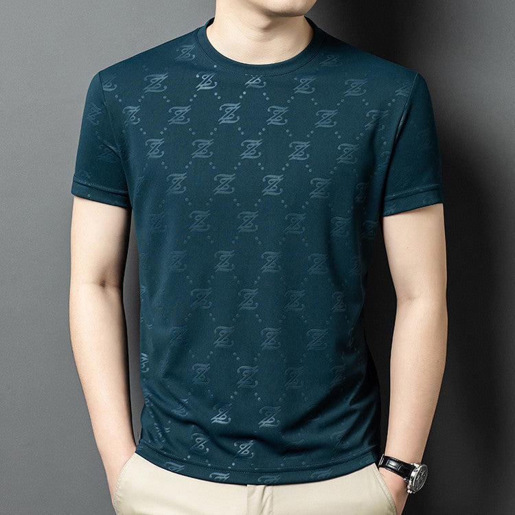 Herren modernes T-Shirt mit stylishen Muster Echoarchiv